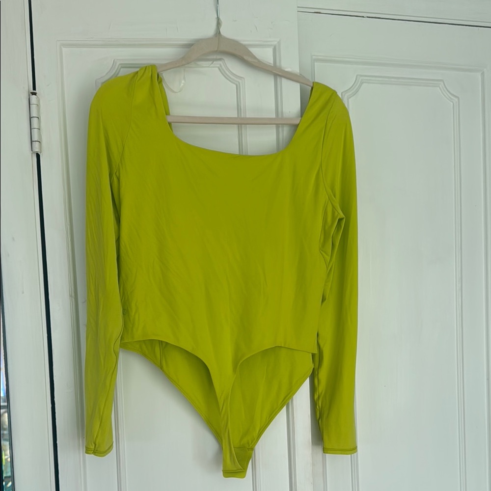 Wundermost Nulu Long Sleeve Thong Bodysuit